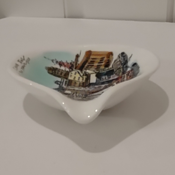 Vintage Hand Painted Chinatown Spoon Rest - Picture 4 of 6